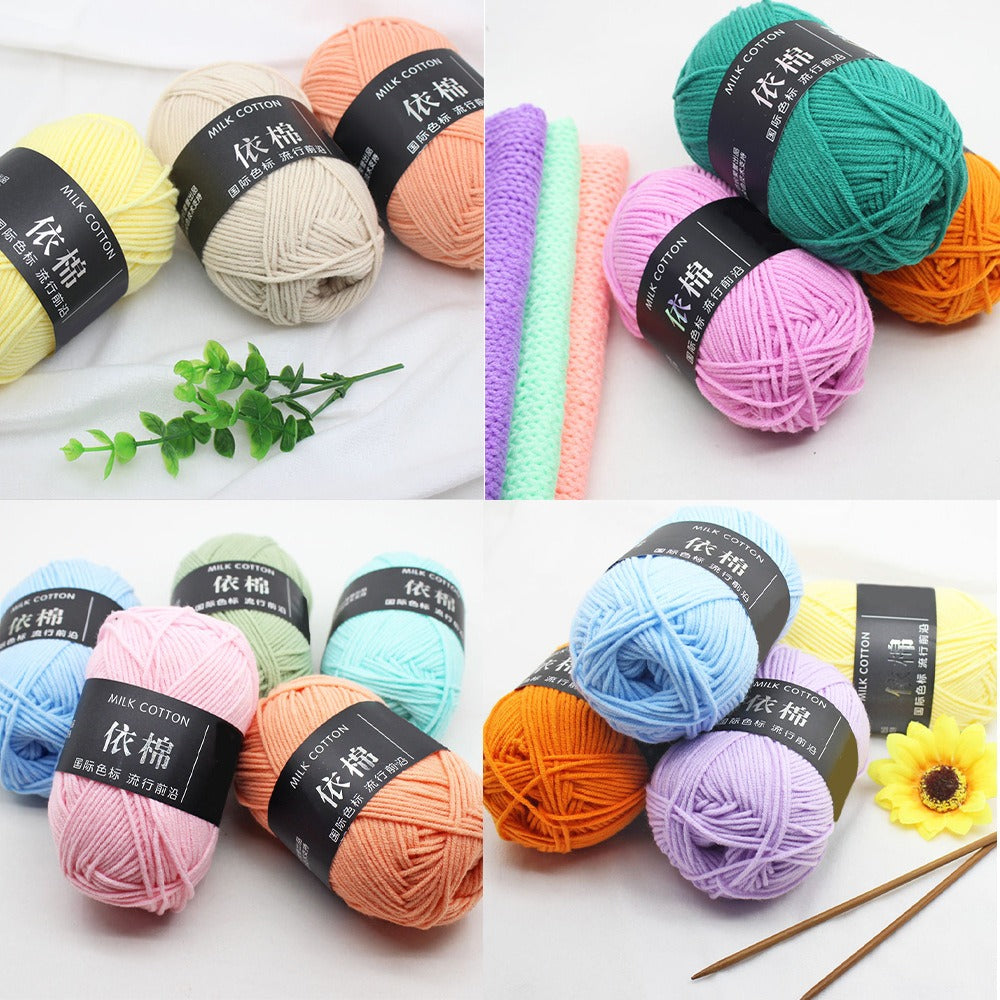 4ply Plain Milkcotton Yarn