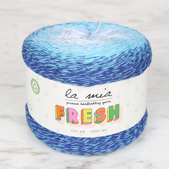 La Mia Fresh Knitting Yarn, Variegated - LF020