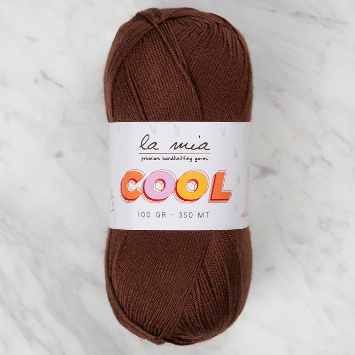 La Mia Cool Hand Knitting Yarn ,Brown L005