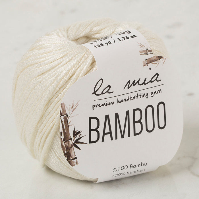 La Mia Bamboo Yarn, Cream - L155