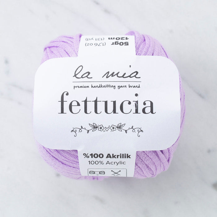 La Mia Fettucia  Yarn, Lilac - L067
