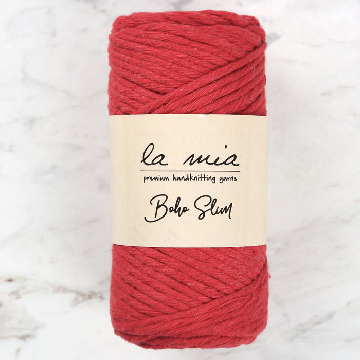 La Mia Boho Slim Yarn, Red - L033