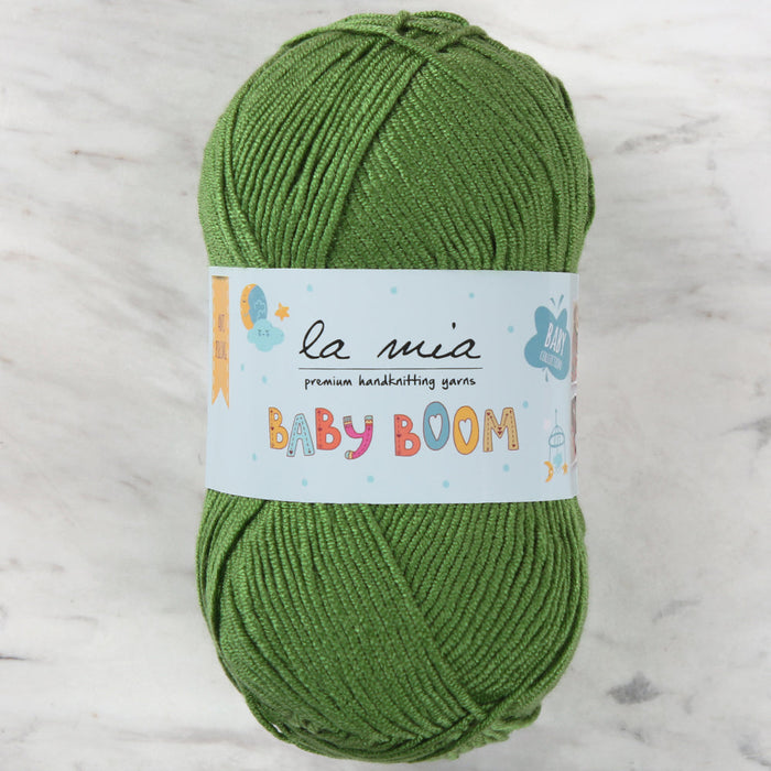 La Mia Baby Boom Yarn, Green  - 406