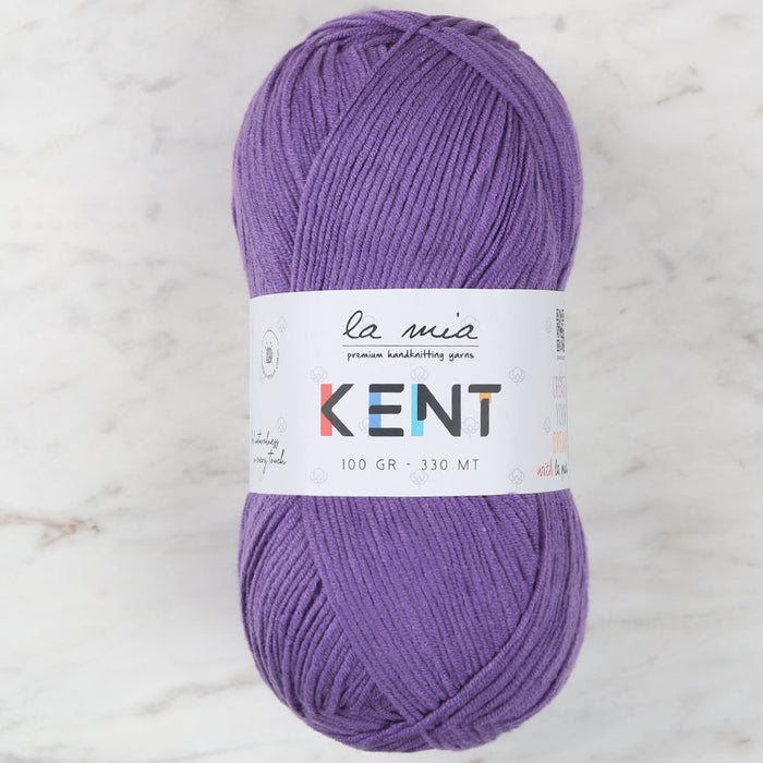 La Mia Kent Hand Knitting Yarn,Purple - L023