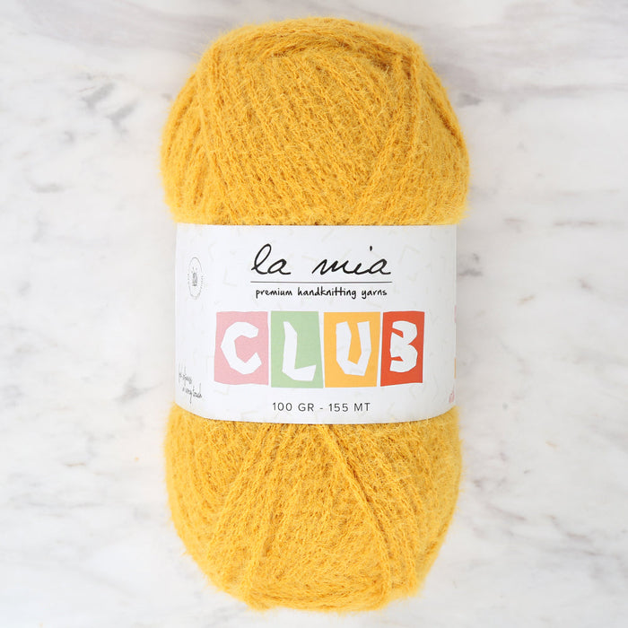 La Mia Club Hand Knitting Yarn Mustard - 619