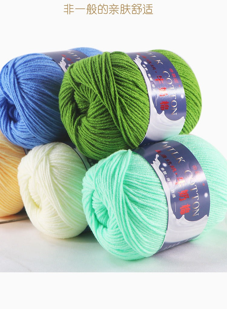 3ply Plain Milkcotton Yarn