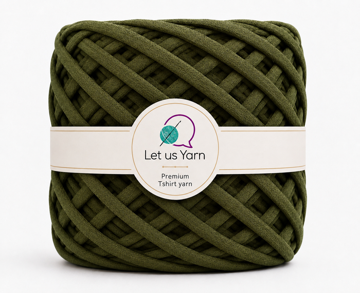 Premium Tshirt yarn (Army Green)