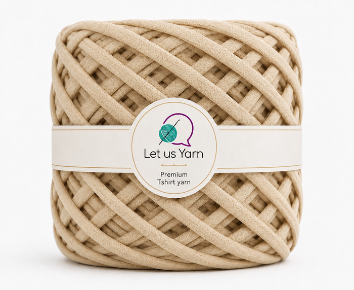 Premium Tshirt yarn (Beige)