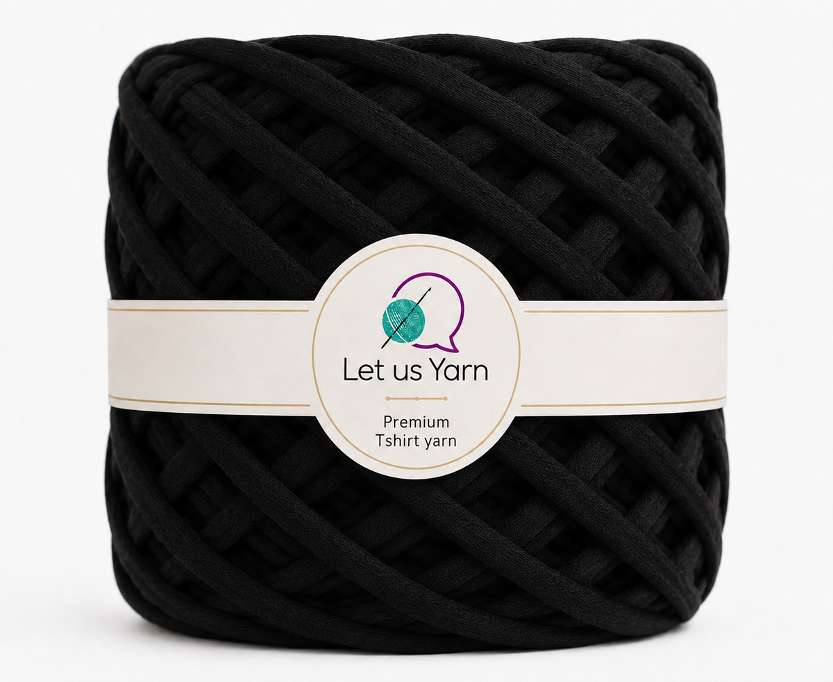Premium Tshirt yarn (Black)