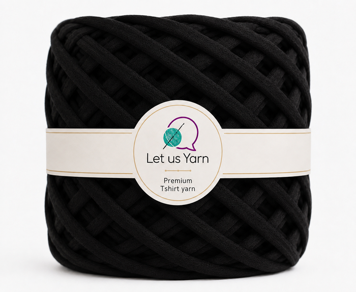 Premium Tshirt yarn (Black)