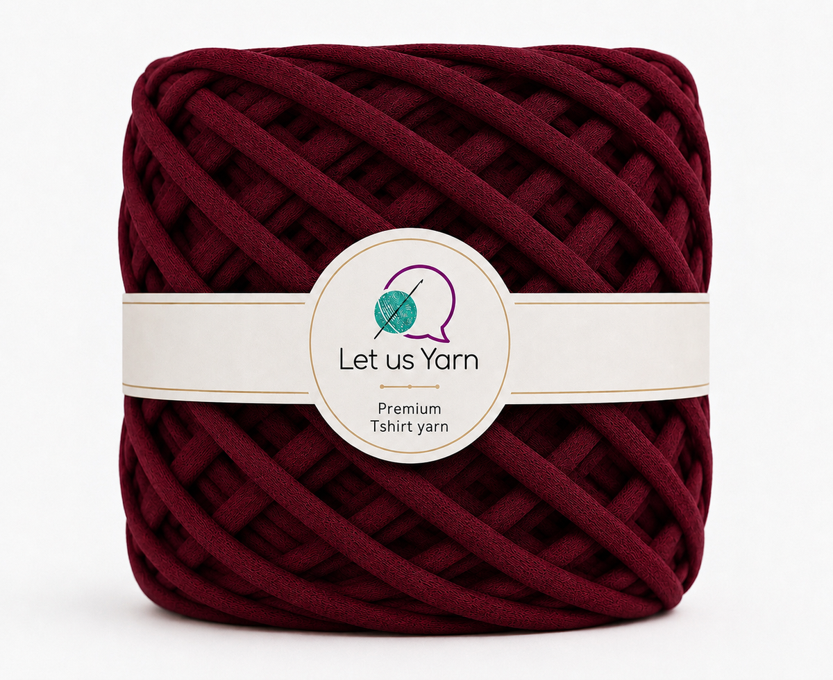 Premium Tshirt yarn (Burgundy)