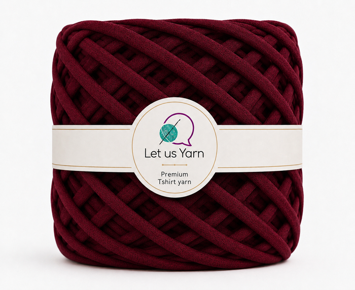 Premium Tshirt yarn (Burgundy)