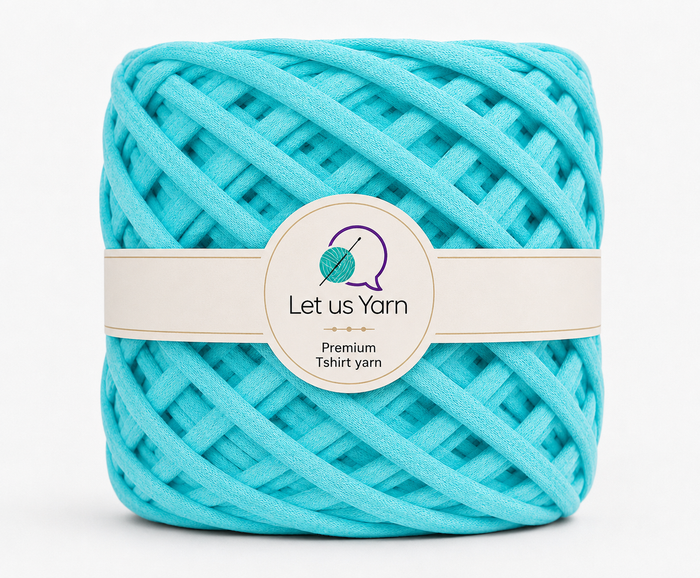 Premium Tshirt yarn (Turquoise Blue)