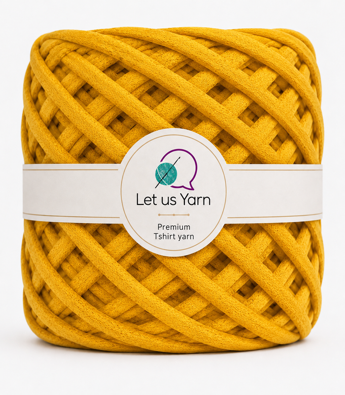 Premium Tshirt yarn (Mustard Yellow)