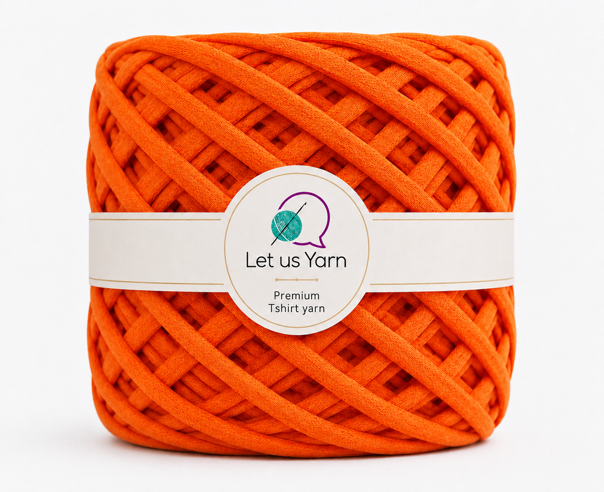Premium Tshirt yarn (Orange)