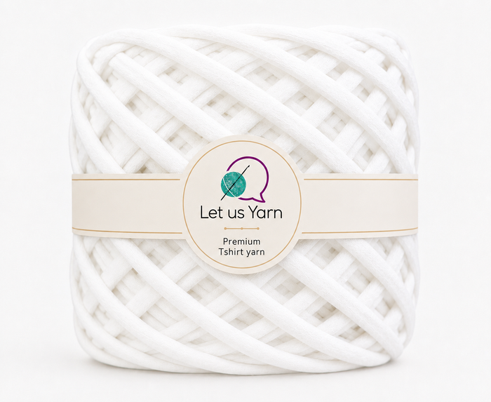 Premium Tshirt yarn (Sugar White)