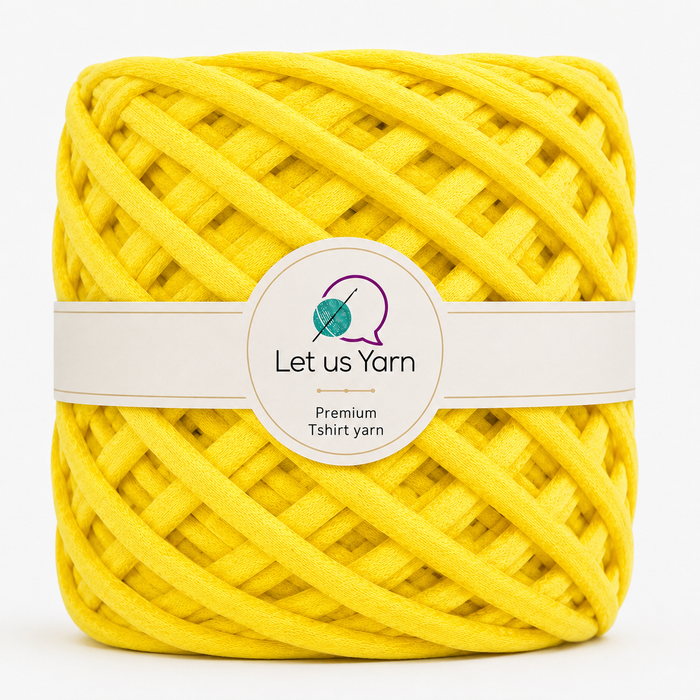 Premium Tshirt yarn (Yellow)
