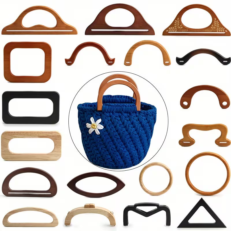 Rigid Bag Handles for Crochet Bags