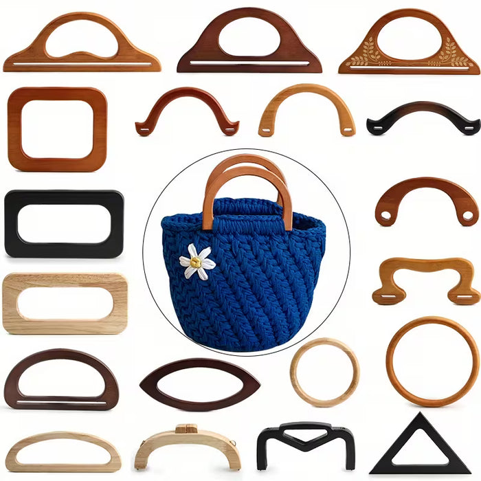 Rigid Bag Handles for Crochet Bags